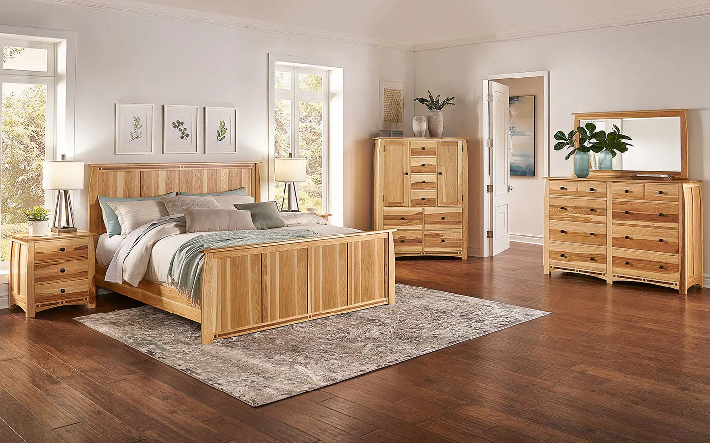 Adamstown King Panel Bed A-America