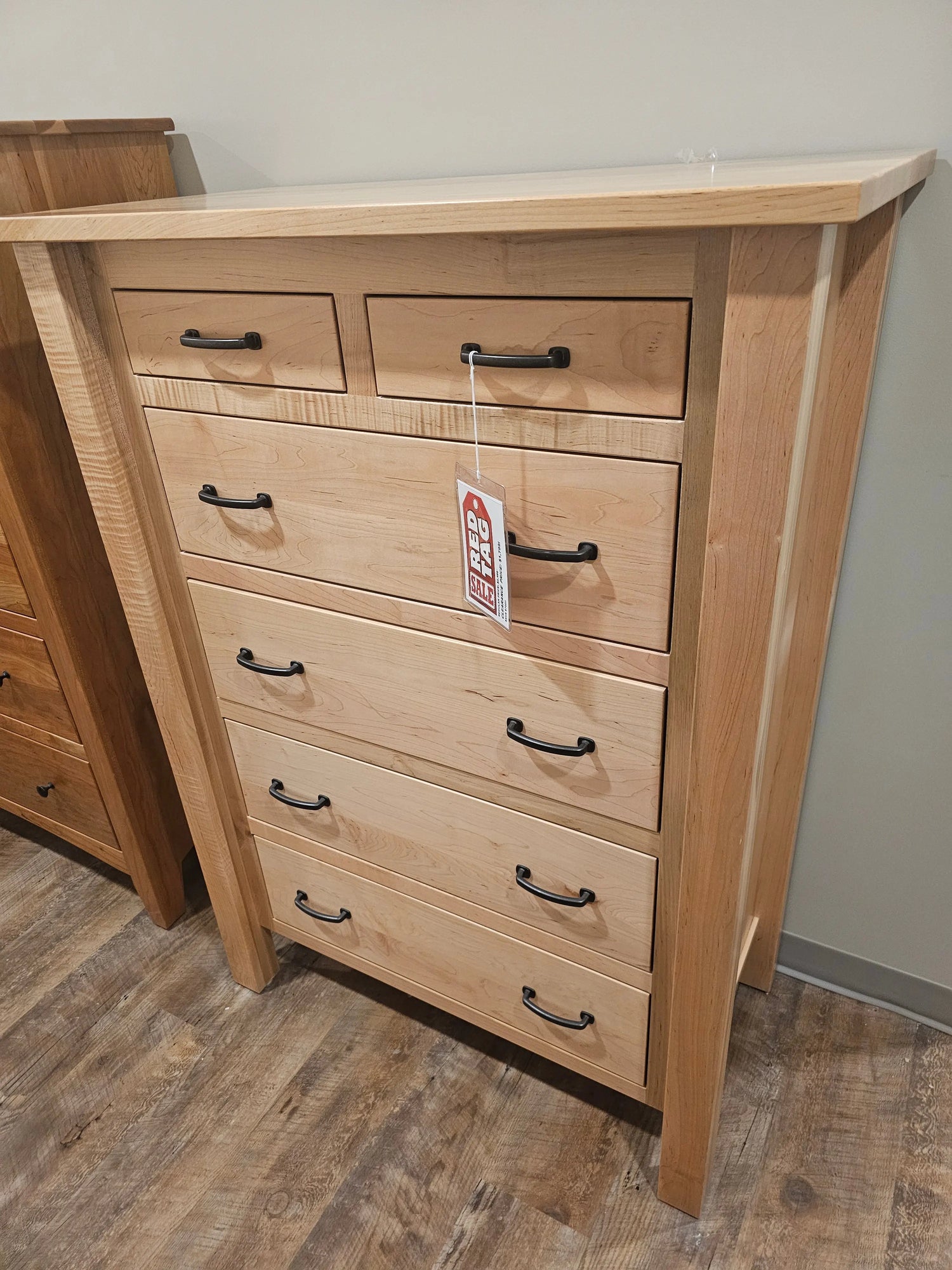 Amish Made Solid Maple 6 Drawer chest was $2499 Vermont Mattress and Bedroom Company