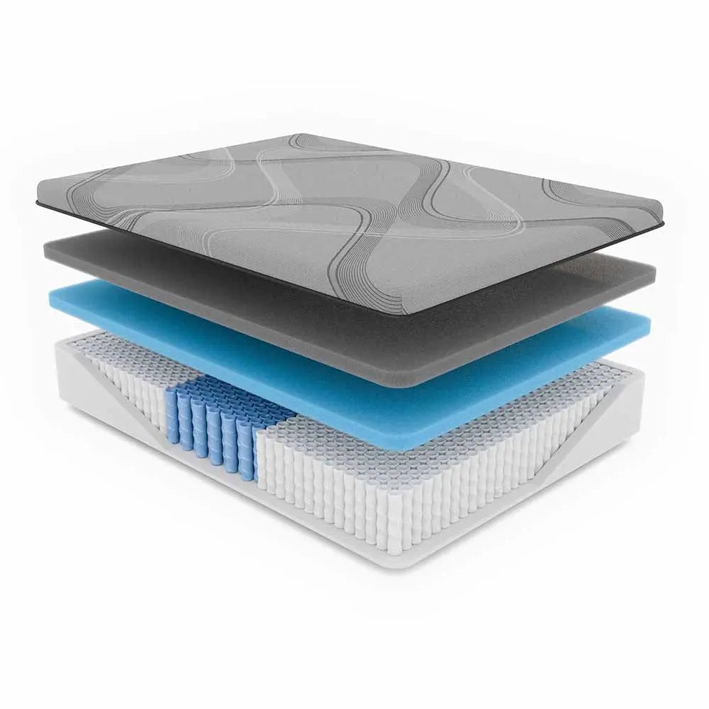 Carbon Ice Hybrid 14" - Flat Top - Medium Diamond mattress