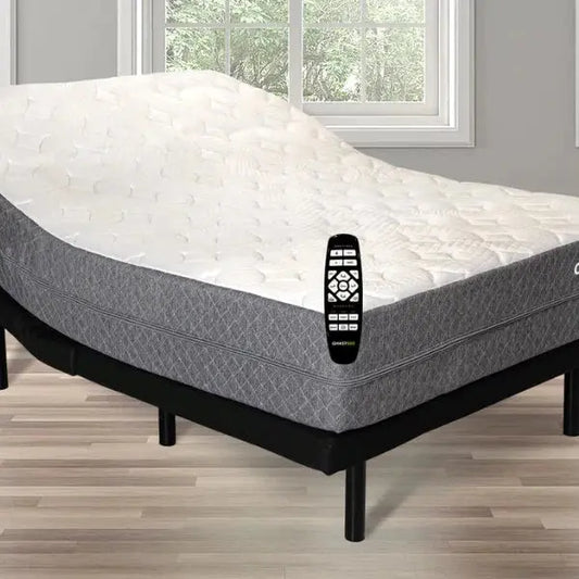 GhostBed Mattress Set With Adjustable Bed Frame Texan