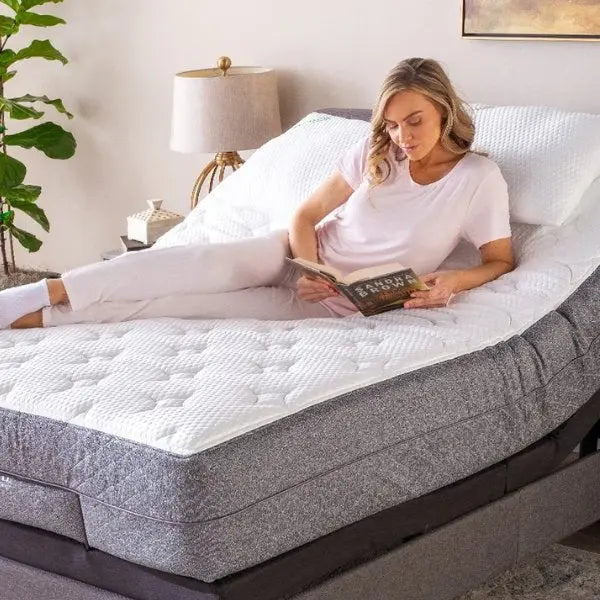 GhostBed Mattress Set With Adjustable Bed Frame Texan