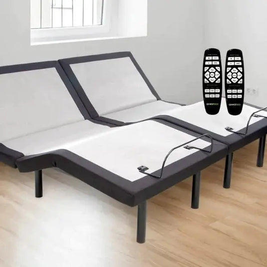 GhostBed Split King Mattress & Adjustable Bed Set Texan