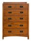 Mission Hill Bedroom 6-Drawer Chest A-America
