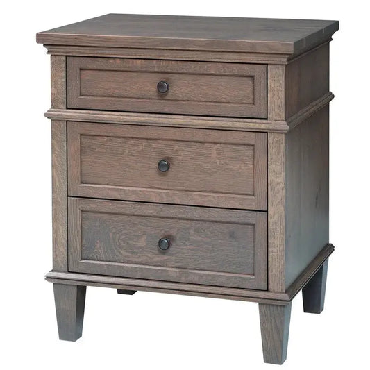 Rockport Three Drawers Nightstand Troyer Ridge