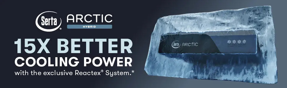 Serta Arctic Premier Plush Hybrid 15x better cooling power Mattress Serta