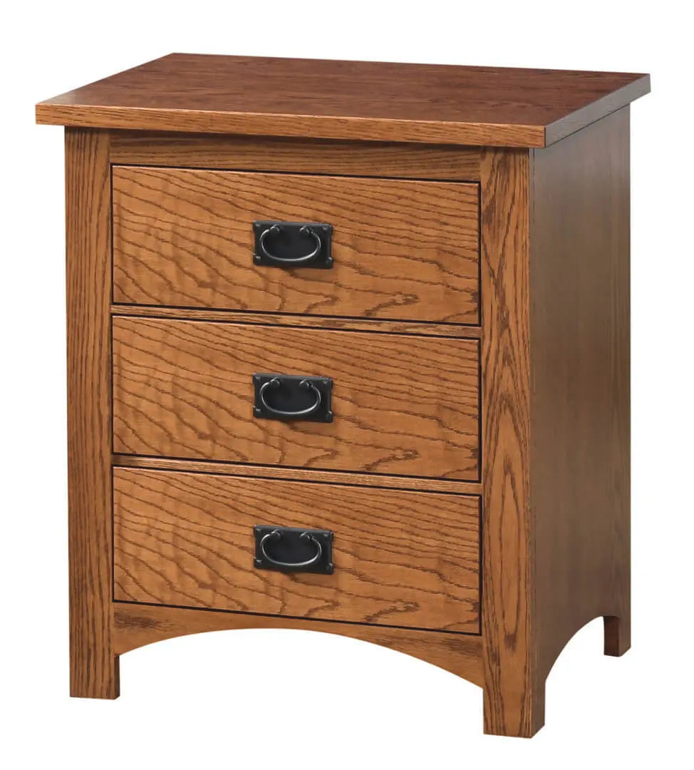 Siesta 3 Drawer Nightstand Troyer Ridge