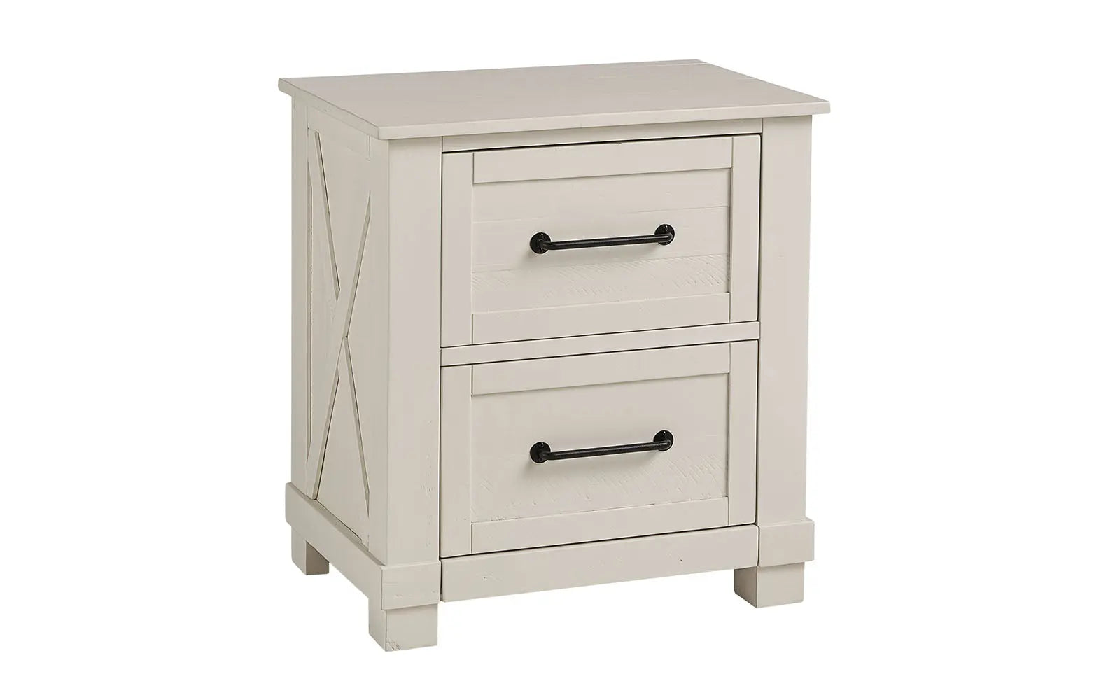 Sun Valley Wt Nightstand W/ Usb & Hidden Drawer A-America