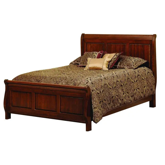 Wilkshire Sleigh Bed with Low Footboard Troyer Ridge